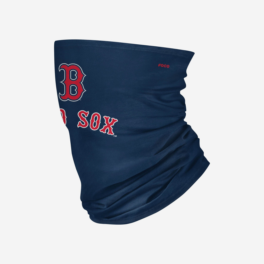 Boston Red Sox Team Logo Stitched Gaiter Scarf FOCO - FOCO.com