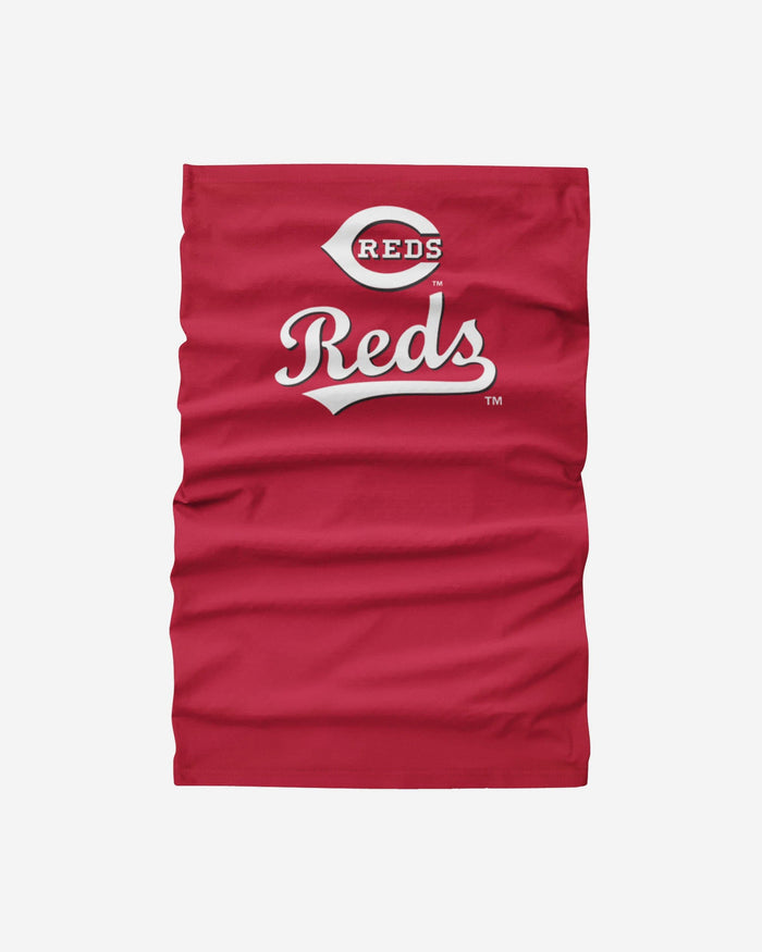 Cincinnati Reds Team Logo Stitched Gaiter Scarf FOCO - FOCO.com