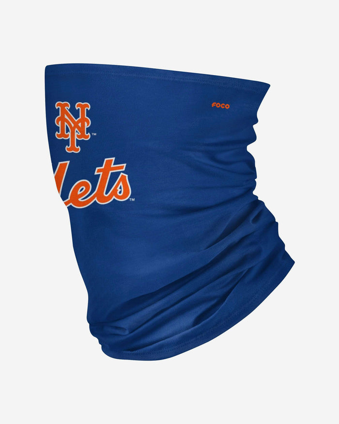 New York Mets Team Logo Stitched Gaiter Scarf FOCO - FOCO.com