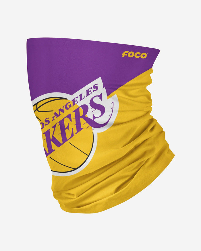 Los Angeles Lakers Big Logo Gaiter Scarf FOCO Adult - FOCO.com