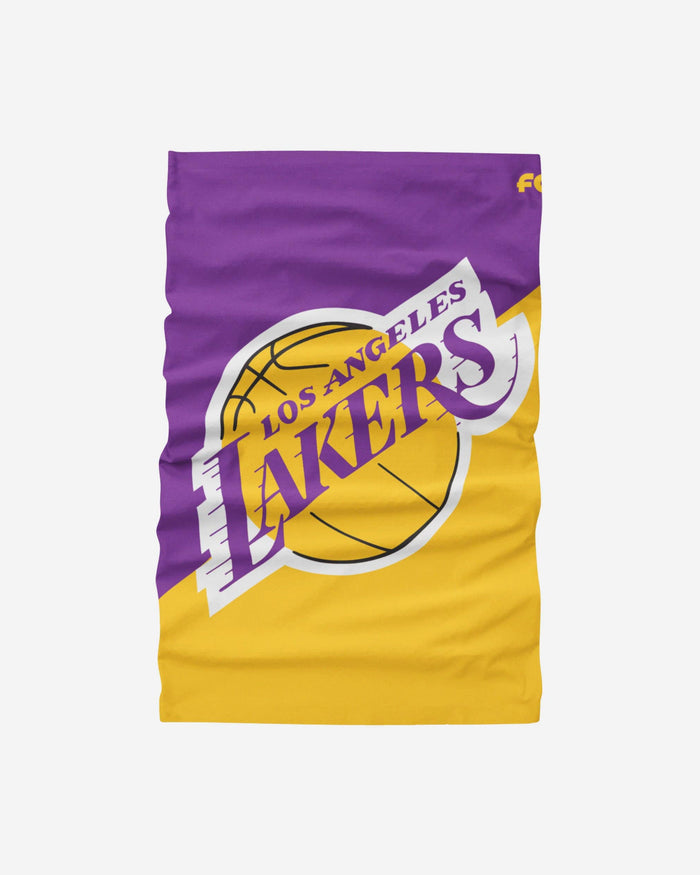 Los Angeles Lakers Big Logo Gaiter Scarf FOCO - FOCO.com