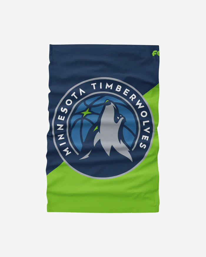 Minnesota Timberwolves Big Logo Gaiter Scarf FOCO - FOCO.com