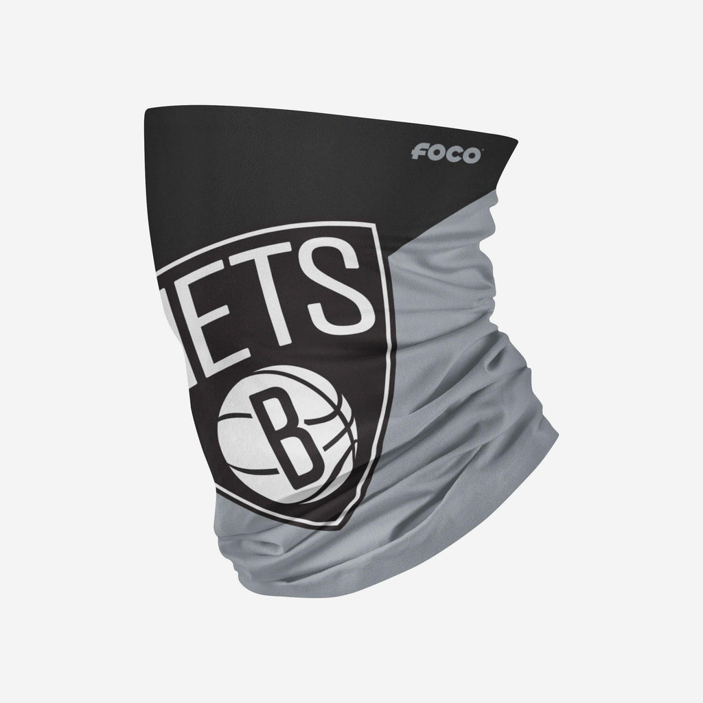 Brooklyn Nets Big Logo Gaiter Scarf FOCO Adult - FOCO.com