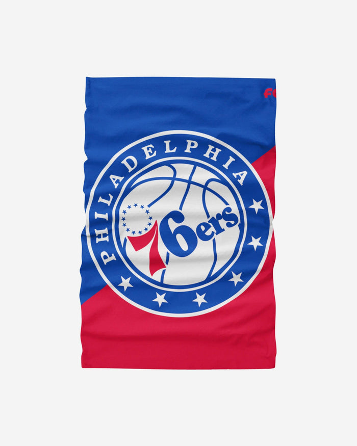 Philadelphia 76ers Big Logo Gaiter Scarf FOCO - FOCO.com