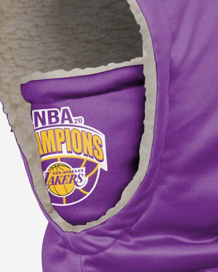 Los Angeles Lakers 2020 NBA Champions Team Color Hooded Gaiter FOCO - FOCO.com