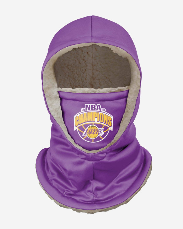Los Angeles Lakers 2020 NBA Champions Team Color Hooded Gaiter FOCO - FOCO.com