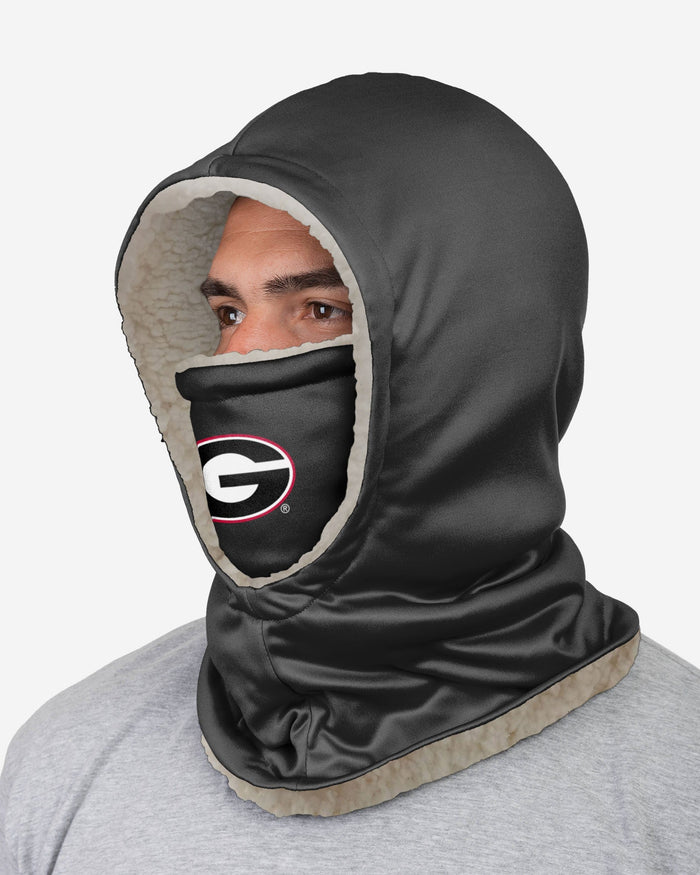 Georgia Bulldogs Black Hooded Gaiter FOCO - FOCO.com