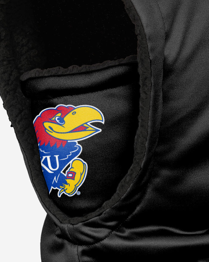 Kansas Jayhawks Black Hooded Gaiter FOCO - FOCO.com