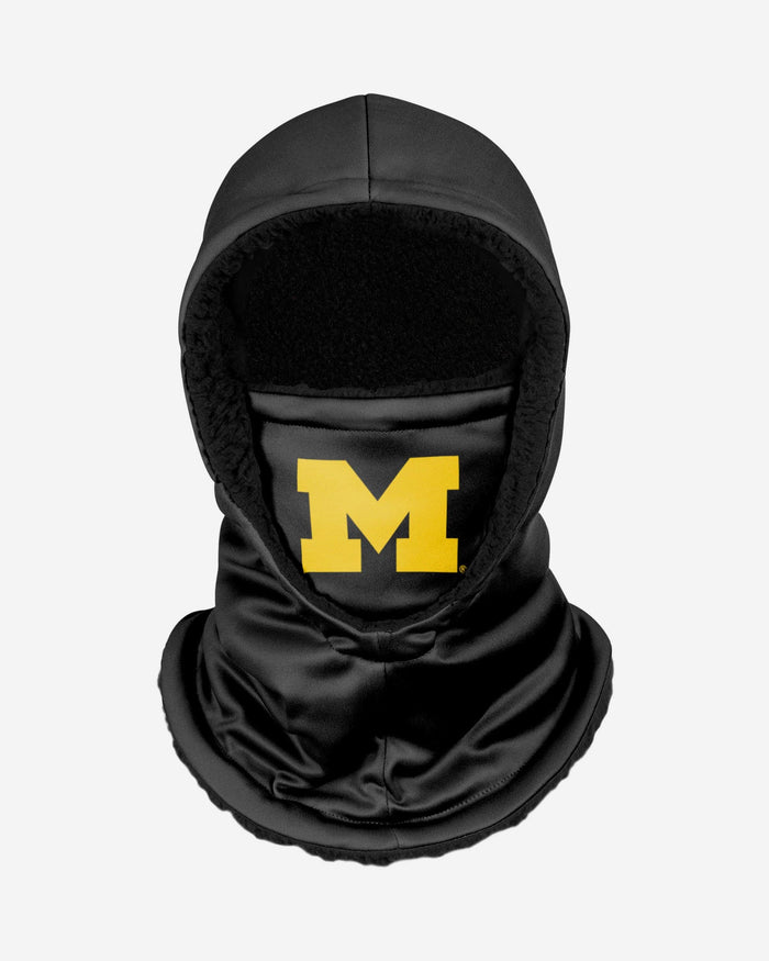 Michigan Wolverines Black Hooded Gaiter FOCO - FOCO.com