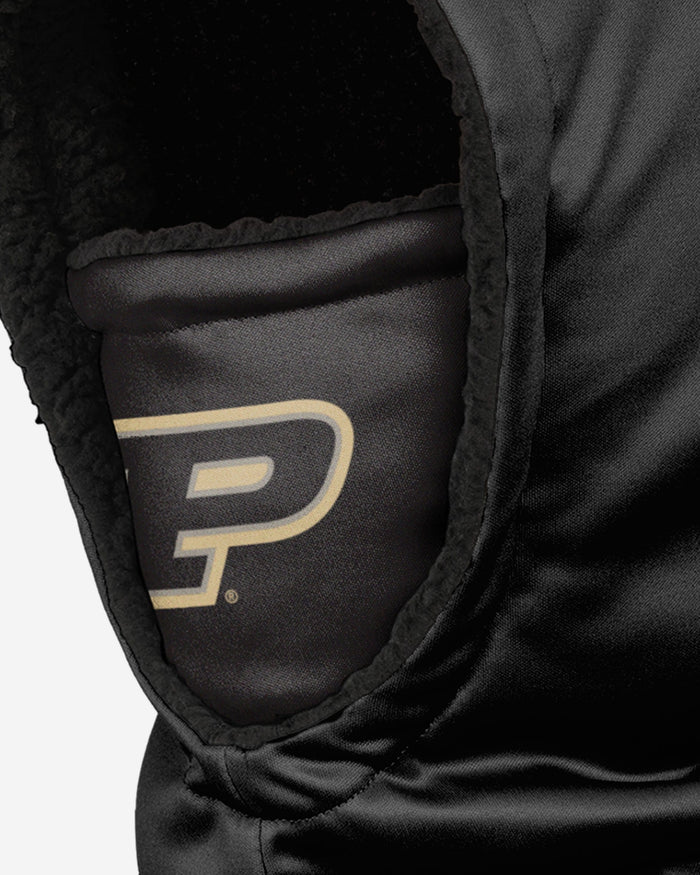 Purdue Boilermakers Black Hooded Gaiter FOCO - FOCO.com