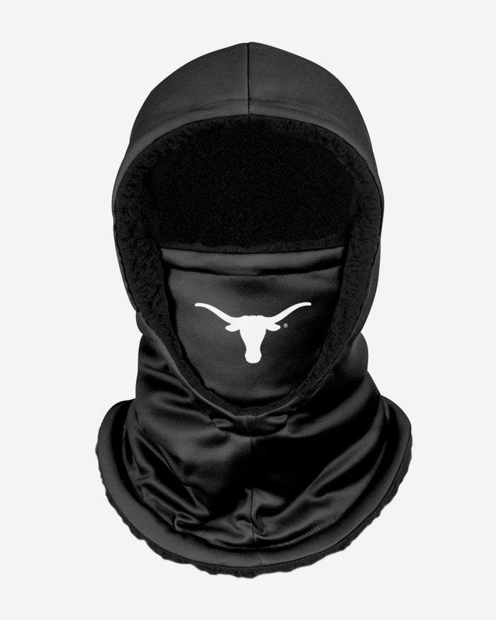 Texas Longhorns Black Hooded Gaiter FOCO - FOCO.com