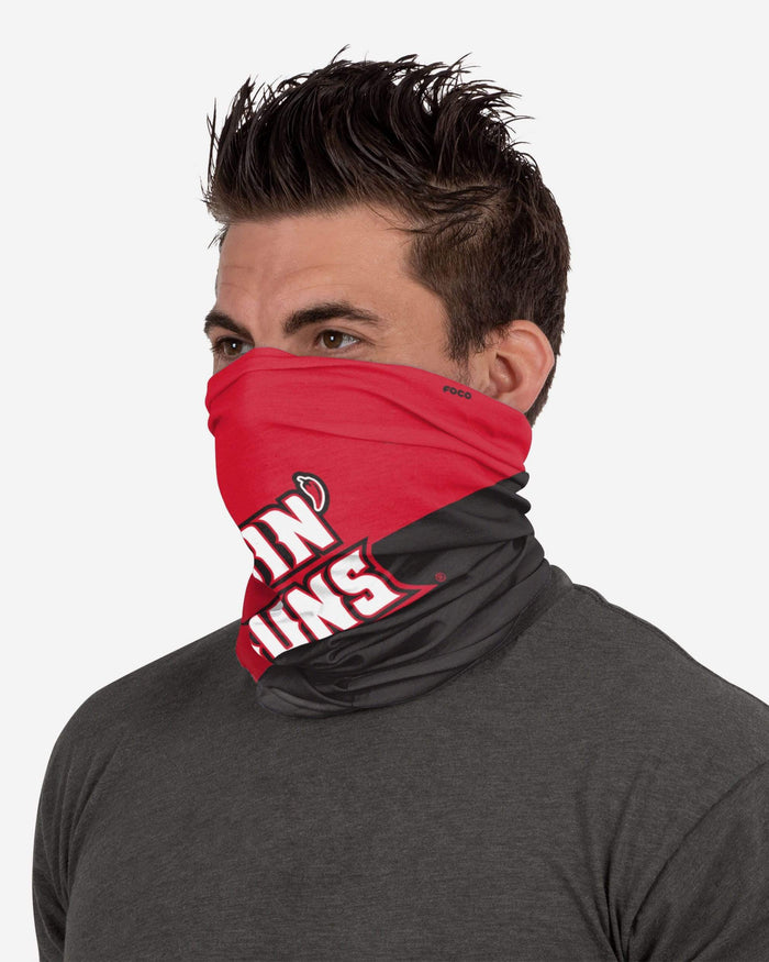 Louisiana Ragin' Cajuns Big Logo Gaiter Scarf FOCO - FOCO.com