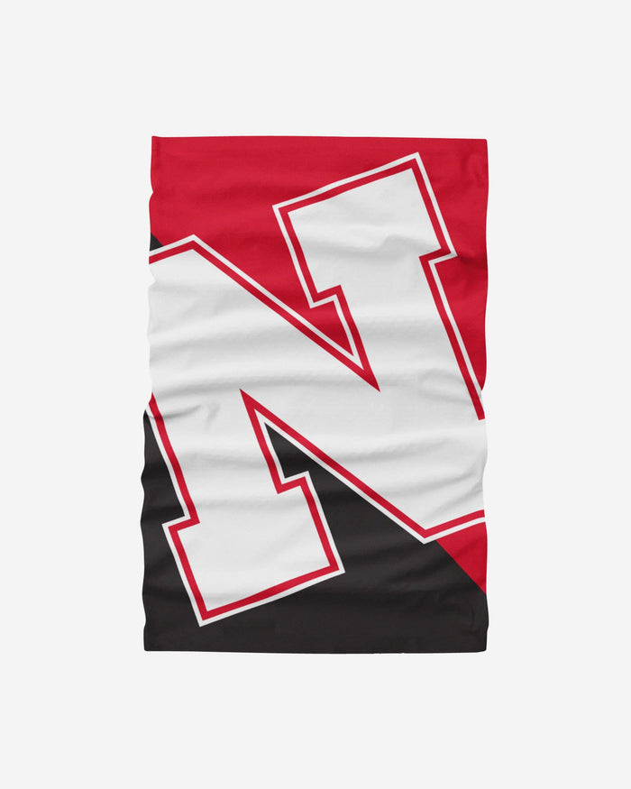 Nebraska Cornhuskers Big Logo Gaiter Scarf FOCO - FOCO.com