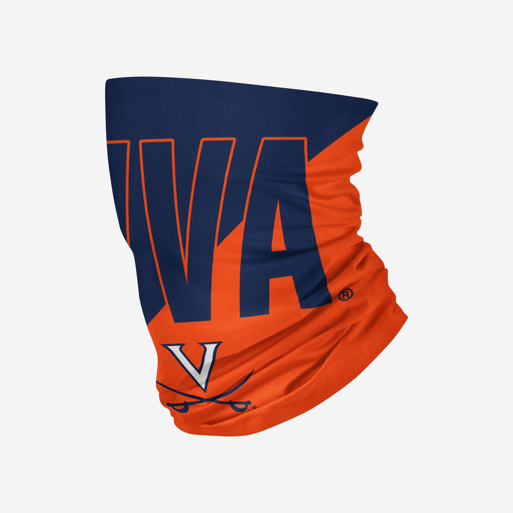 Virginia Cavaliers Big Logo Gaiter Scarf FOCO - FOCO.com