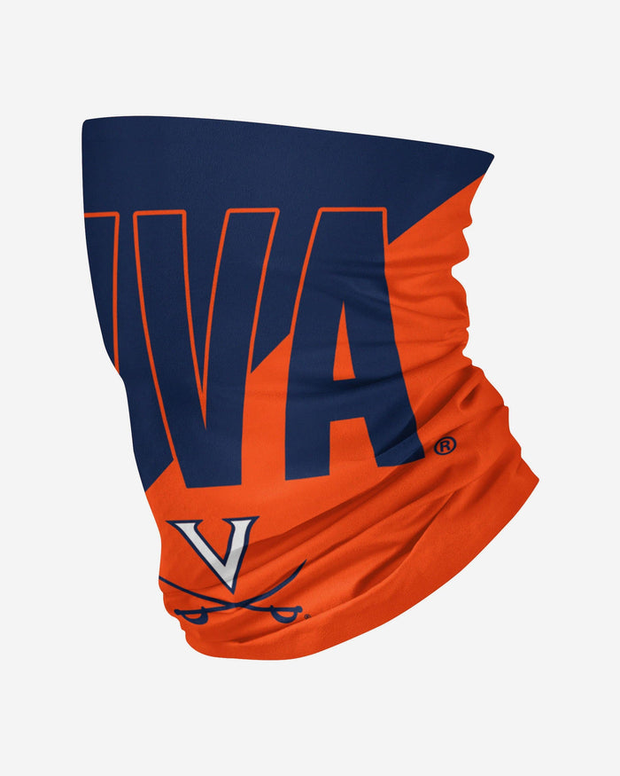 Virginia Cavaliers Big Logo Gaiter Scarf FOCO - FOCO.com
