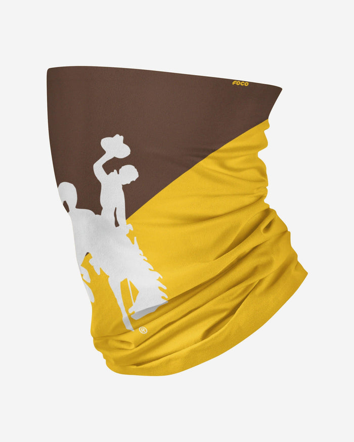 Wyoming Cowboys Big Logo Gaiter Scarf FOCO - FOCO.com