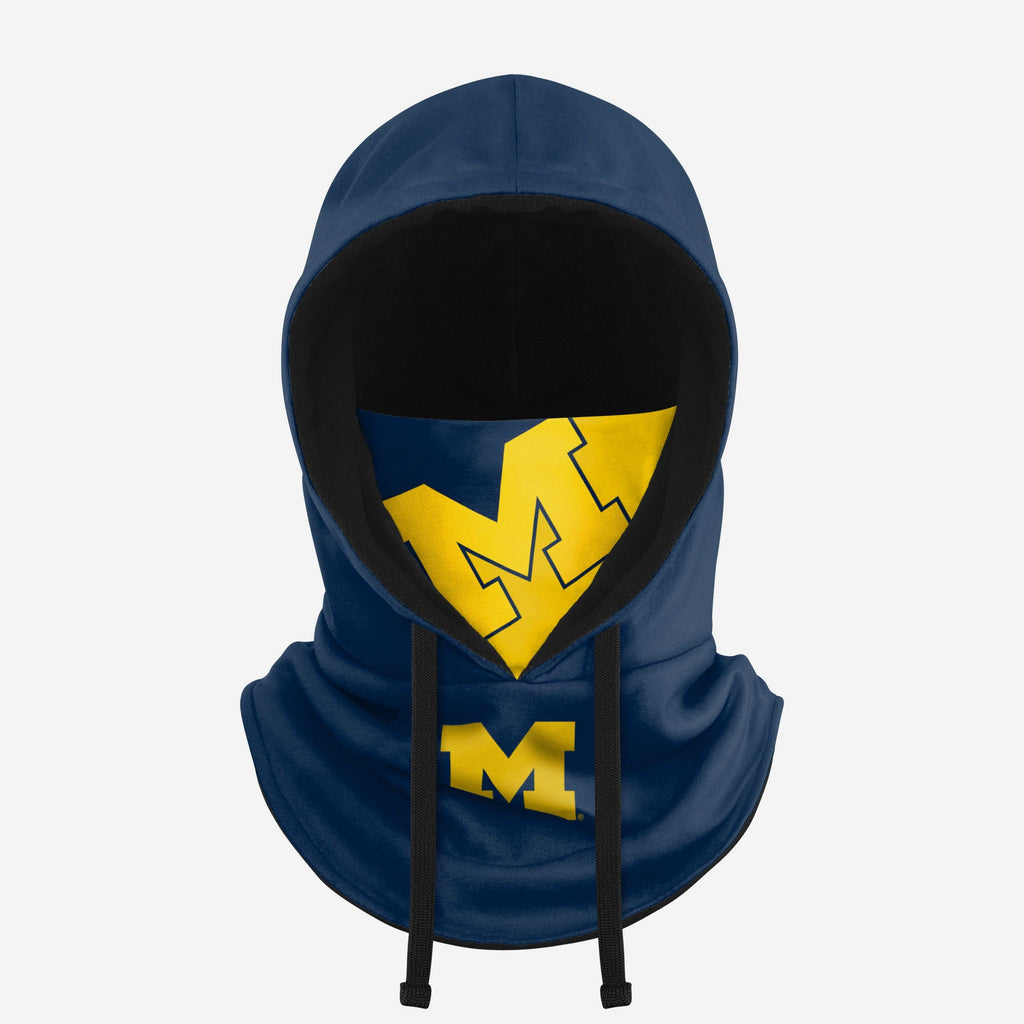 Michigan Wolverines Drawstring Hooded Gaiter FOCO - FOCO.com