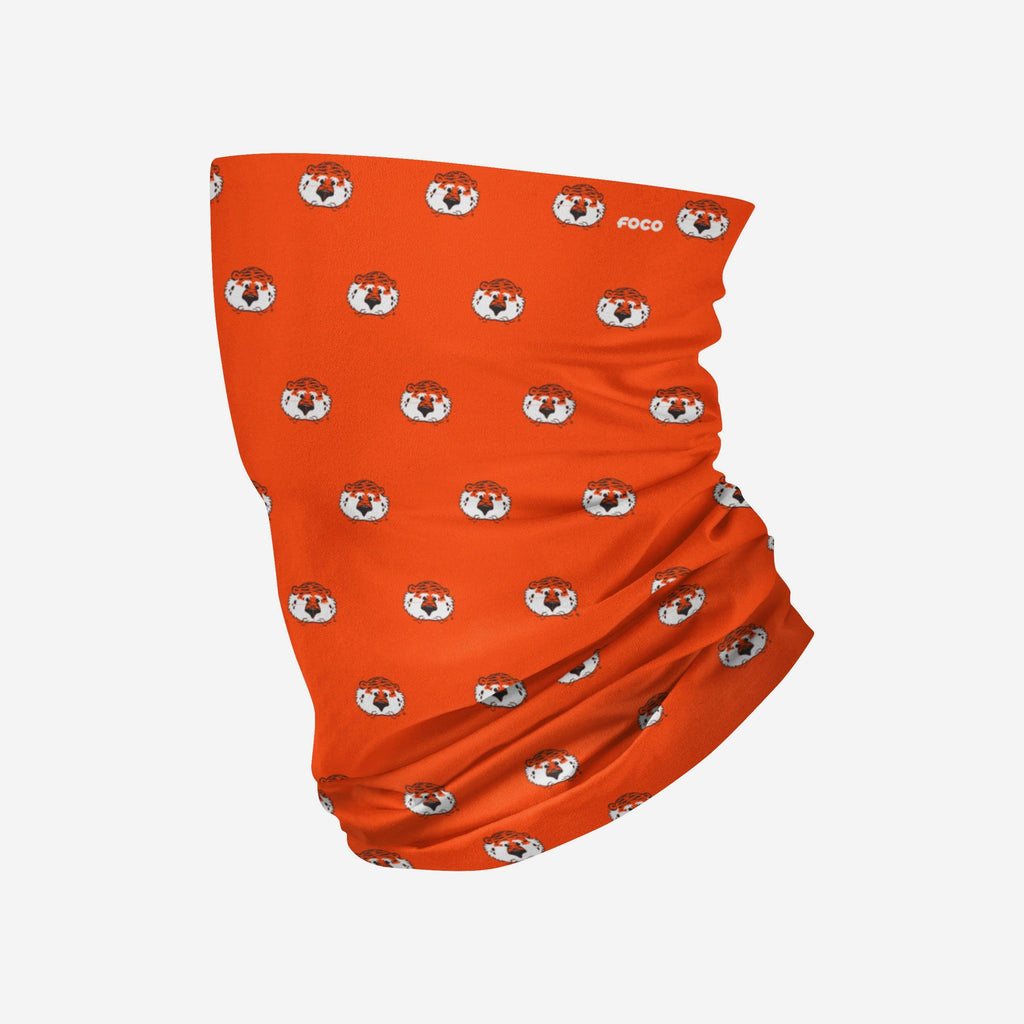 Aubie The Tiger Auburn Tigers Mini Print Mascot Gaiter Scarf FOCO