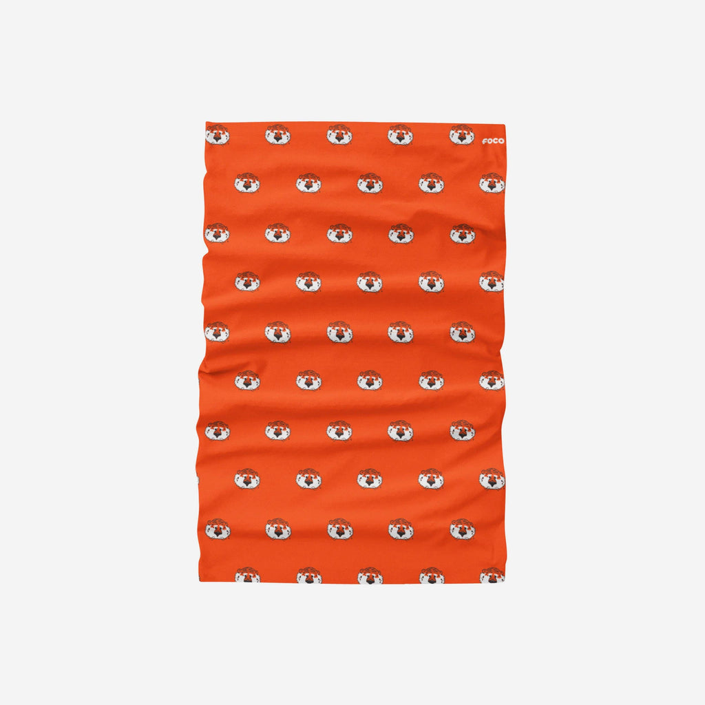 Aubie The Tiger Auburn Tigers Mini Print Mascot Gaiter Scarf FOCO