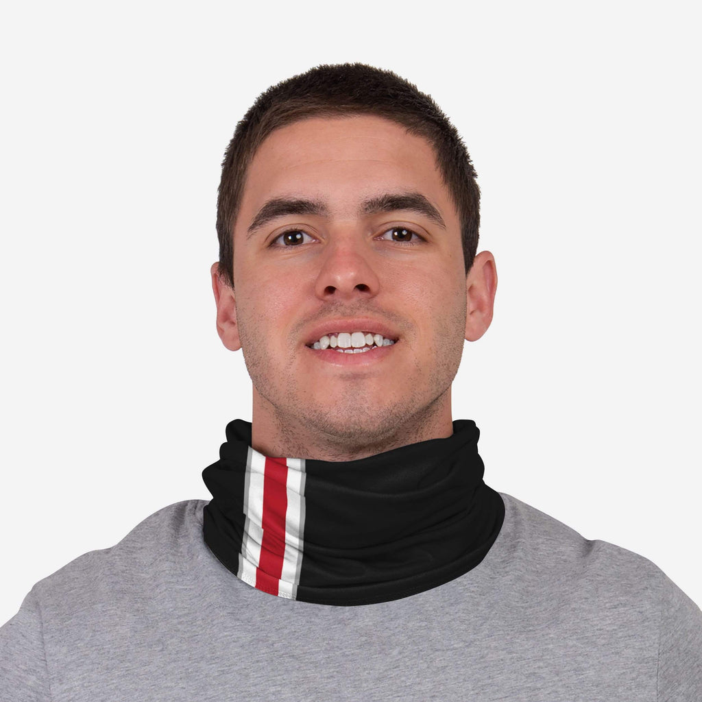 Ohio State Buckeyes OnField Sideline Logo Black Gaiter Scarf FOCO