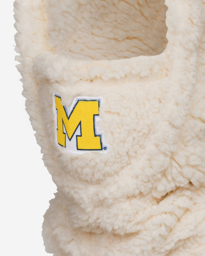 Michigan Wolverines Sherpa Hooded Gaiter FOCO - FOCO.com