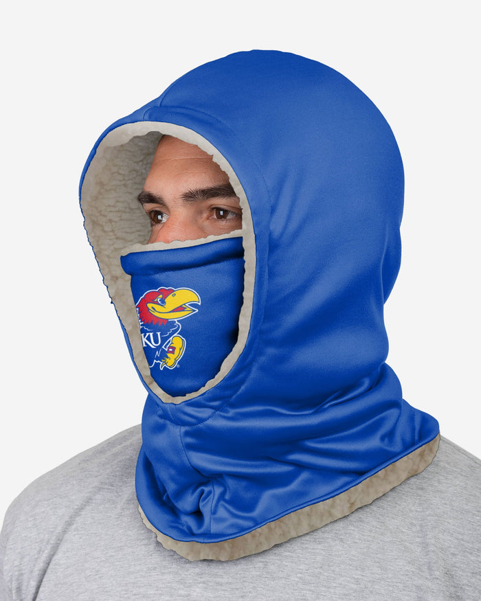 Kansas Jayhawks Team Color Hooded Gaiter FOCO - FOCO.com