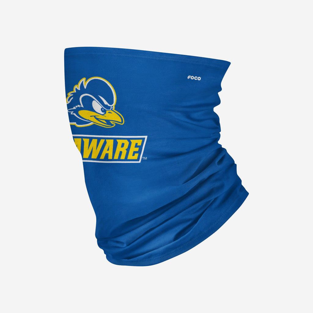 Delaware Fightin Blue Hens Team Logo Stitched Gaiter Scarf FOCO - FOCO.com