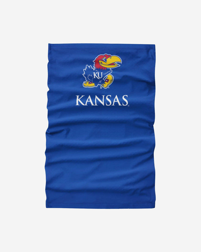 Kansas Jayhawks Team Logo Stitched Gaiter Scarf FOCO - FOCO.com