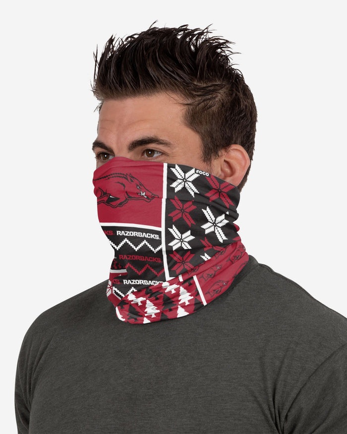 Blocker Ar Razorbacks Arkansas Razorbacks Busy Block Gaiter Scarf FOCO