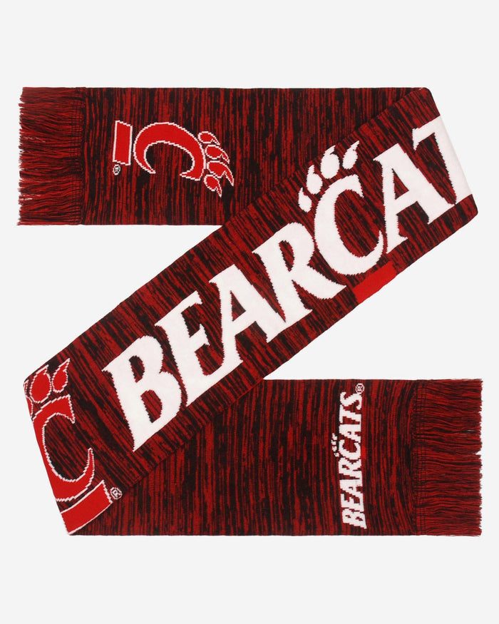 Cincinnati Bearcats Wordmark Big Logo Colorblend Scarf FOCO - FOCO.com