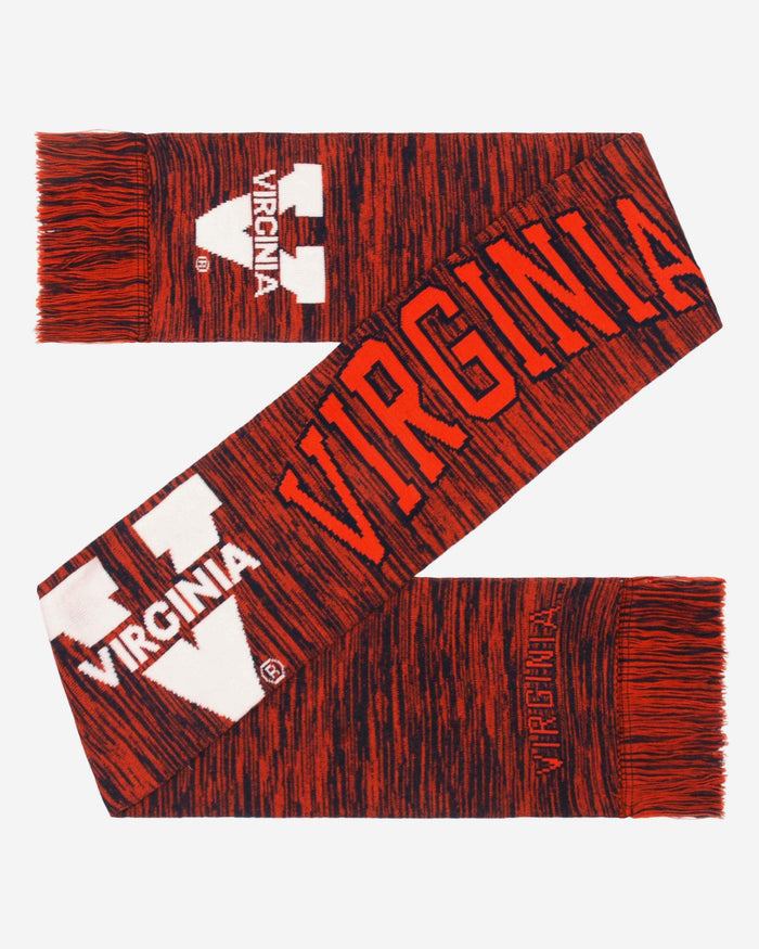 Virginia Cavaliers Wordmark Big Logo Colorblend Scarf FOCO - FOCO.com