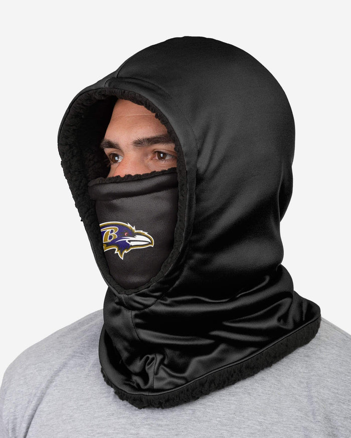 Baltimore Ravens Black Hooded Gaiter FOCO - FOCO.com