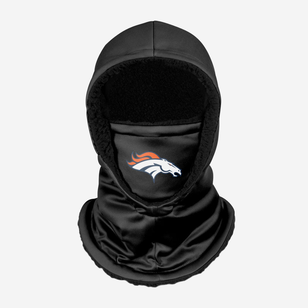 Denver Broncos Black Hooded Gaiter FOCO - FOCO.com