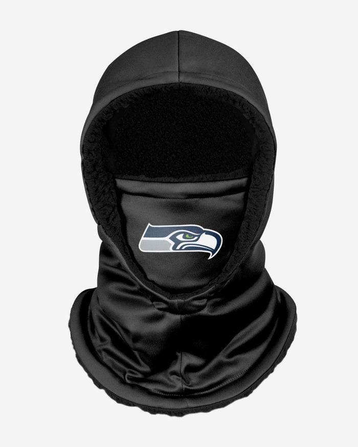 Seattle Seahawks Black Hooded Gaiter FOCO - FOCO.com