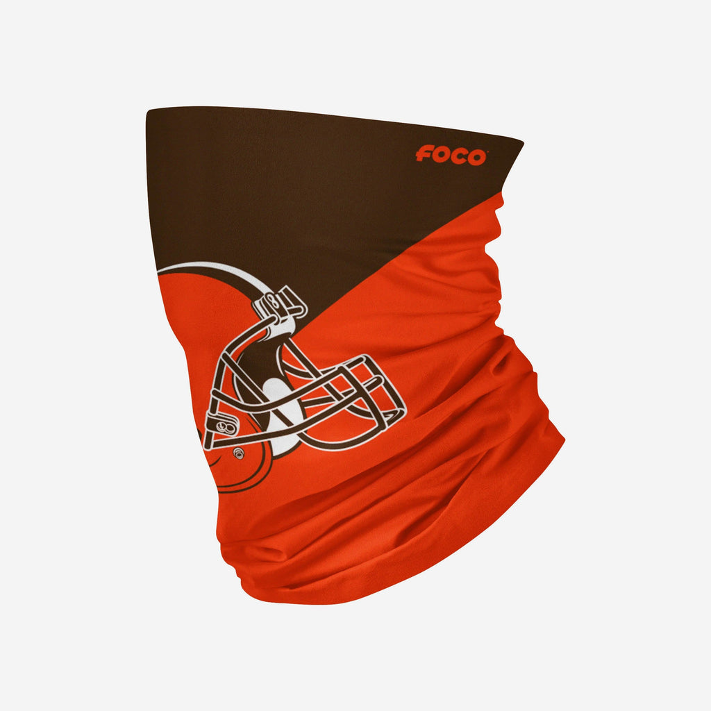 Cleveland Browns Big Logo Gaiter Scarf FOCO Adult - FOCO.com