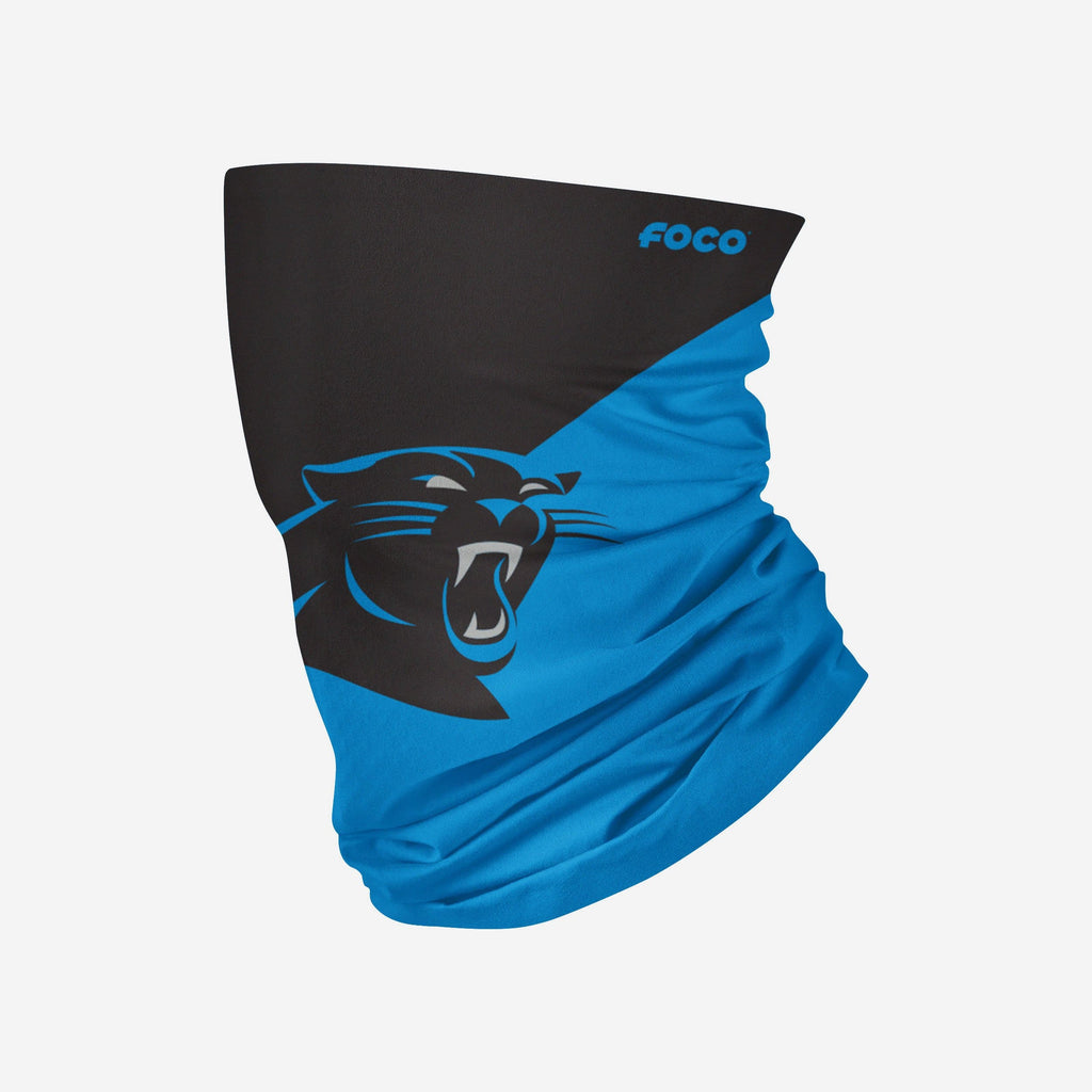 Carolina Panthers Big Logo Gaiter Scarf FOCO Adult - FOCO.com