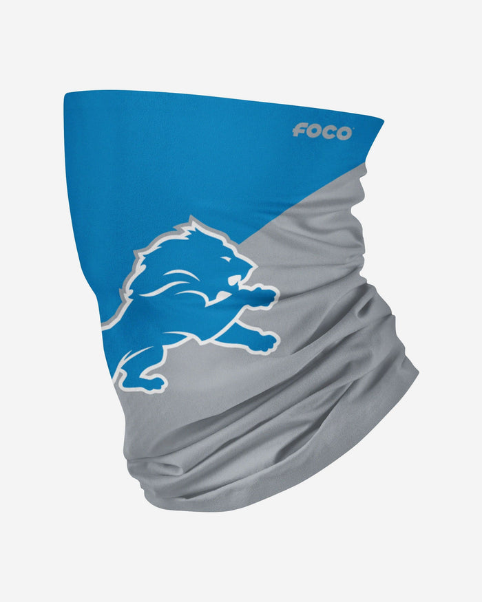 Detroit Lions Big Logo Gaiter Scarf FOCO Adult - FOCO.com
