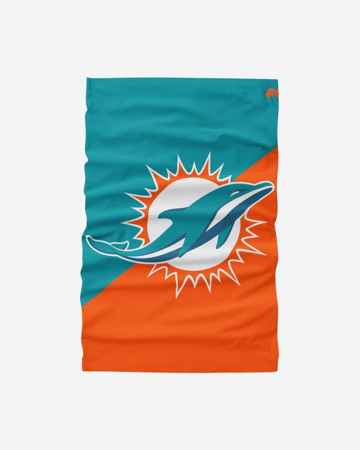Miami Dolphins Big Logo Gaiter Scarf FOCO - FOCO.com