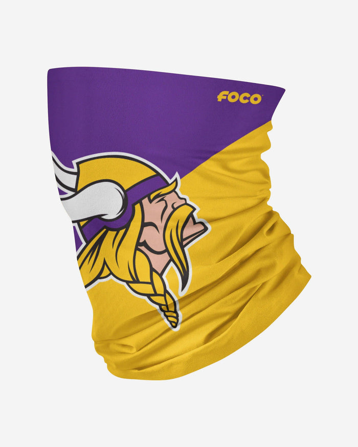 Minnesota Vikings Big Logo Gaiter Scarf FOCO Adult - FOCO.com
