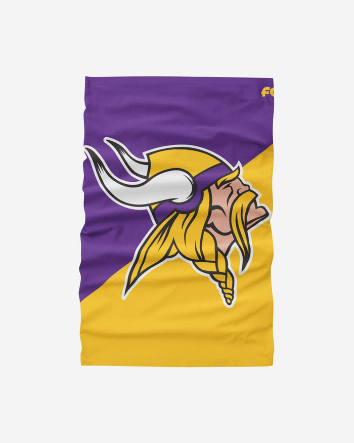Minnesota Vikings Big Logo Gaiter Scarf FOCO - FOCO.com