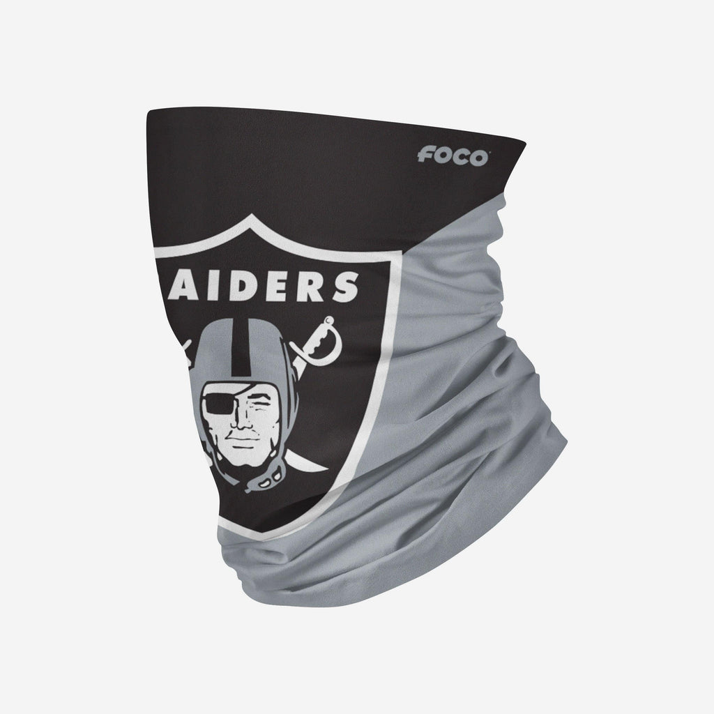 Las Vegas Raiders Big Logo Gaiter Scarf FOCO Adult - FOCO.com