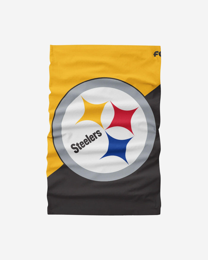 Pittsburgh Steelers Big Logo Gaiter Scarf FOCO - FOCO.com