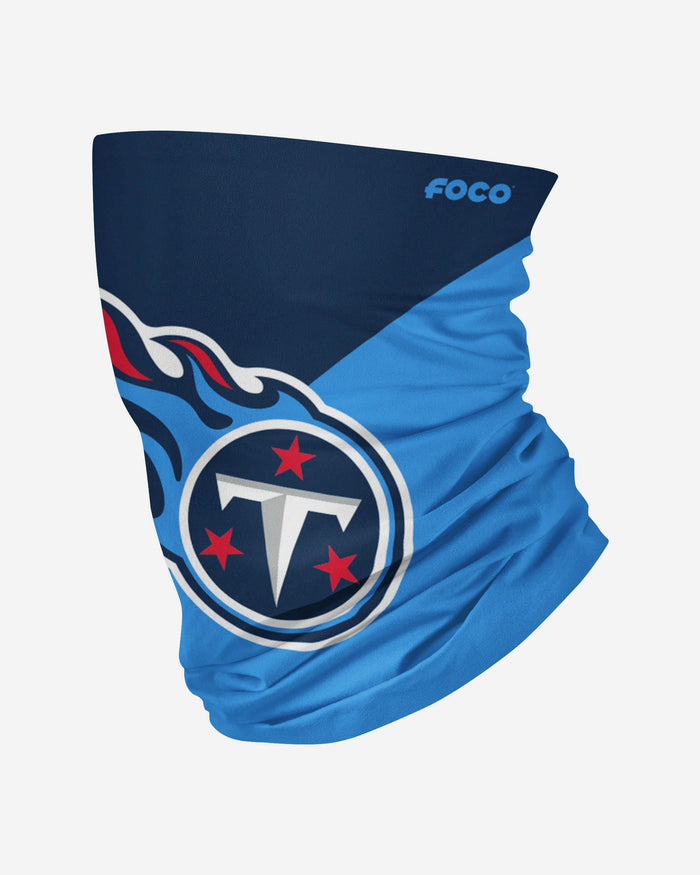 Tennessee Titans Big Logo Gaiter Scarf FOCO Adult - FOCO.com