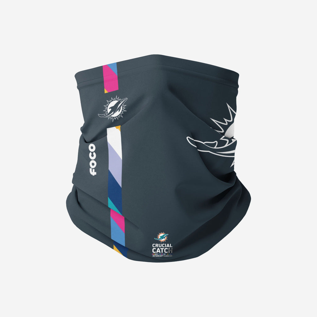 Miami Dolphins Crucial Catch Gaiter Scarf FOCO - FOCO.com