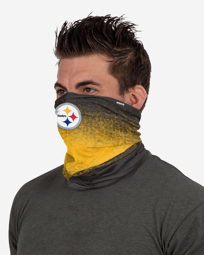 Pittsburgh Steelers Reversible Camo Gradient Gaiter Scarf FOCO - FOCO.com