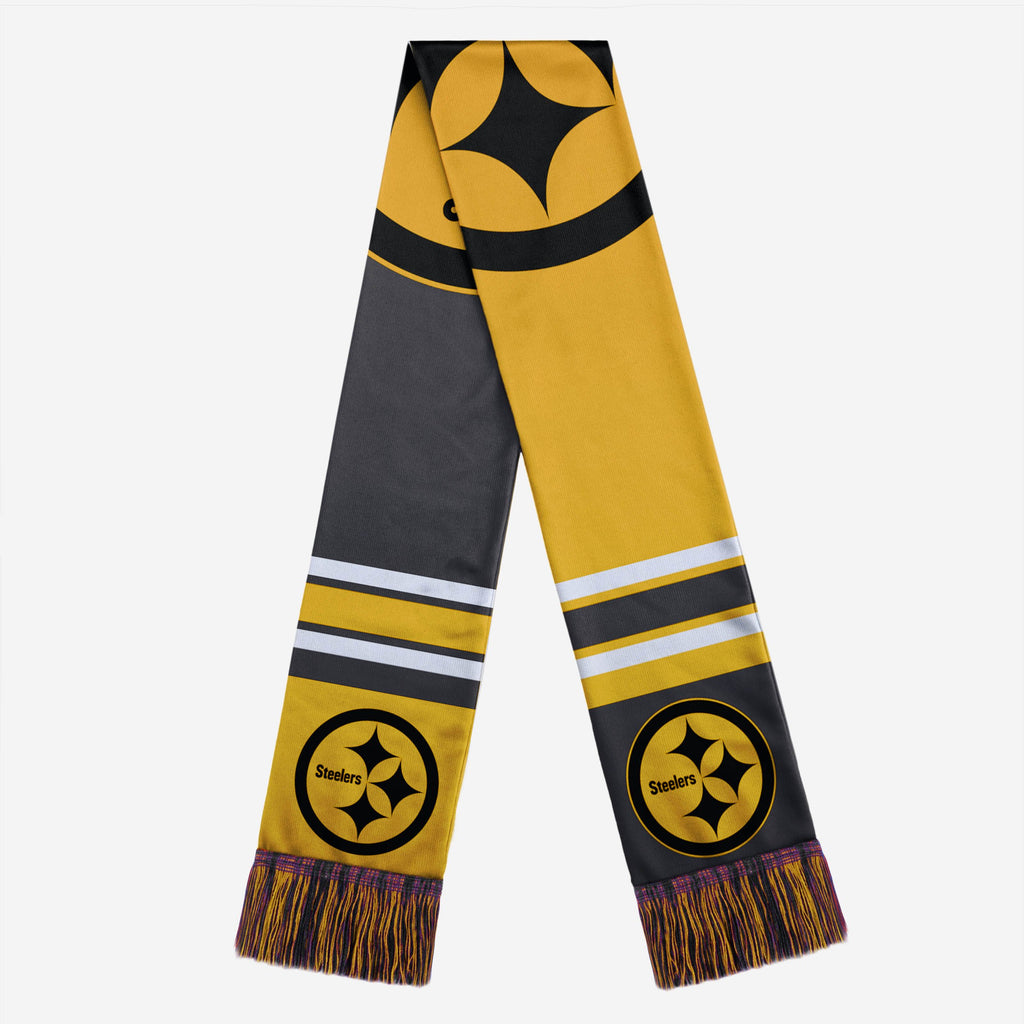 Pittsburgh Steelers Colorblock Scarf FOCO - FOCO.com