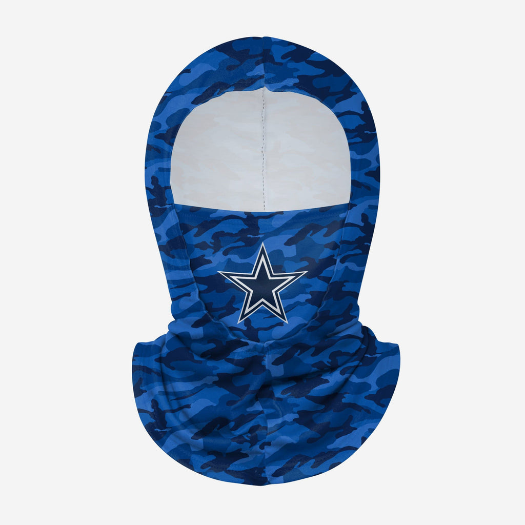 Dallas Cowboys Camo Lightweight Hooded Gaiter FOCO - FOCO.com