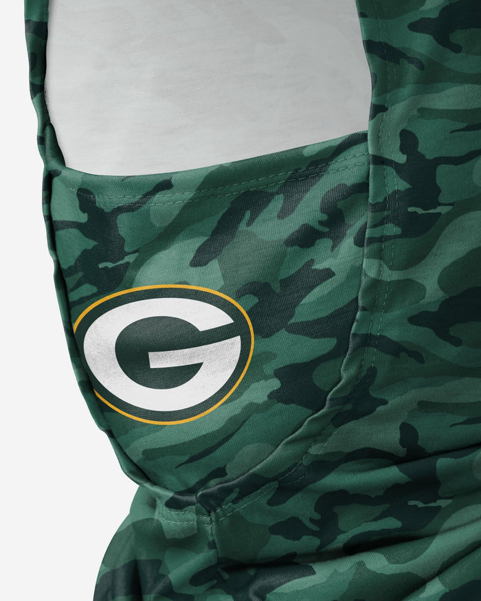 Green Bay Packers Camo Lightweight Hooded Gaiter FOCO - FOCO.com