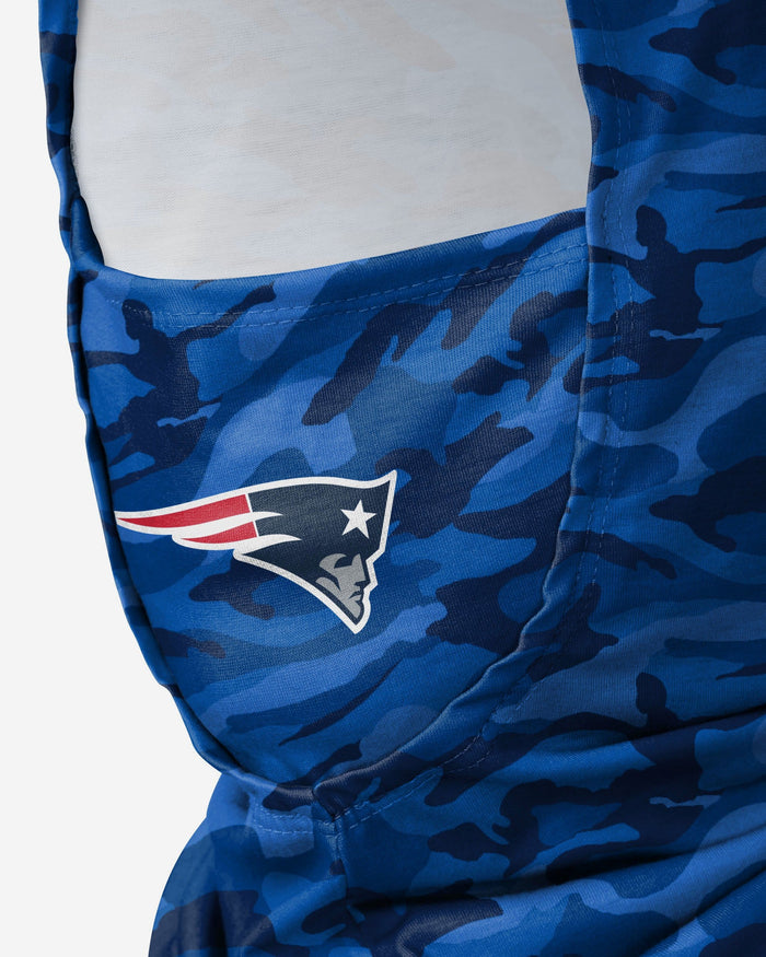 New England Patriots Camo Lightweight Hooded Gaiter FOCO - FOCO.com