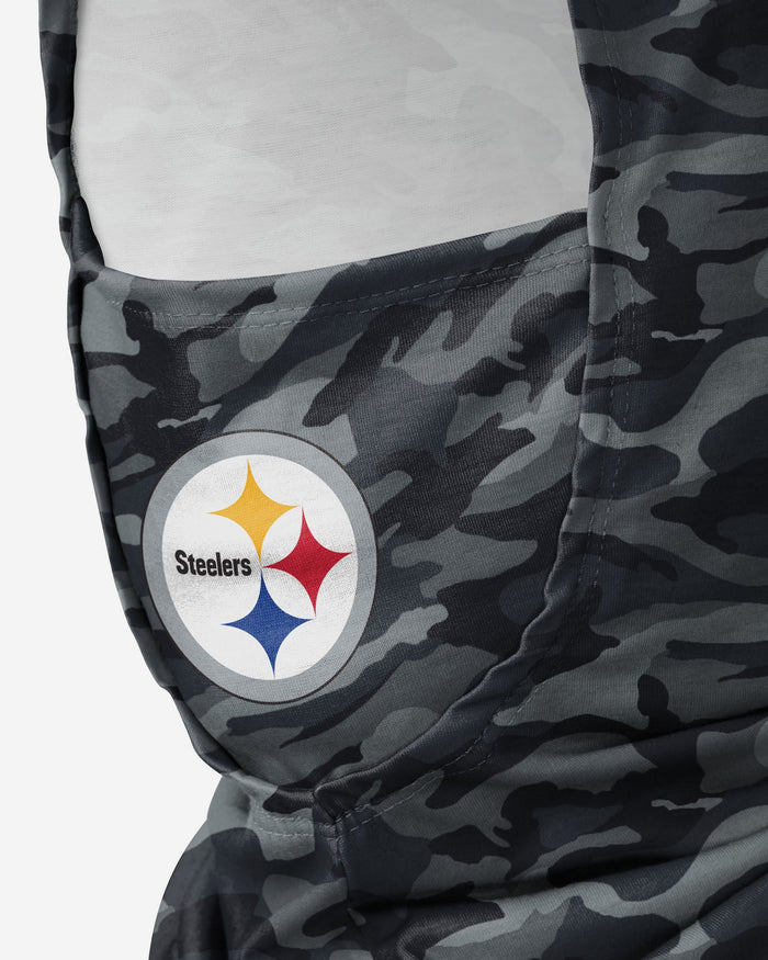 Pittsburgh Steelers Camo Lightweight Hooded Gaiter FOCO - FOCO.com